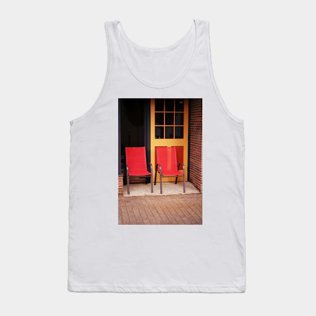 Two Red Chairs In Doorway Tank Top by Rodwilliams